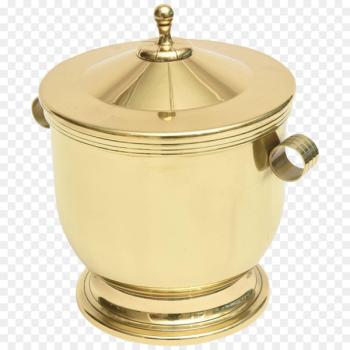 Brass Ice Bucket Challenge Lid Mid-century modern - ice bucket budweiser 