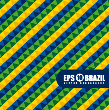 Brazil geometric pattern Free Vector Brazil geometric pattern Free Vector