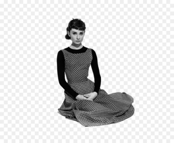 Breakfast at Tiffany's Black Givenchy dress of Audrey Hepburn Actor Image Photograph - actor 