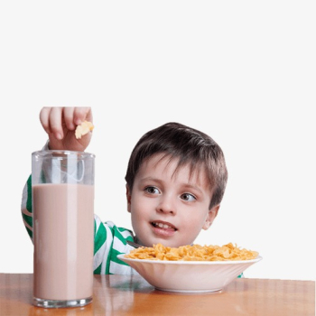 Breakfast Child, Breakfast Clipart, Children's Breakfast, Boy ...