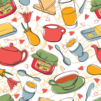 Breakfast pattern Breakfast pattern