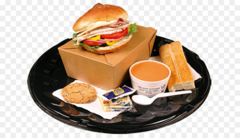 Breakfast sandwich Buffet Hamburger Fast food Lunch - Lunch Box Png 