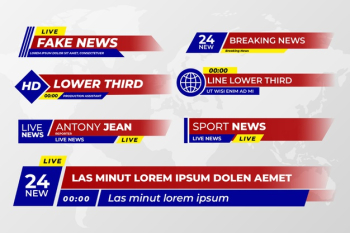 Breaking news banners template Free Vector Breaking news banners template Free Vector