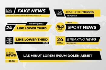 Breaking news banners theme Free Vector Breaking news banners theme Free Vector