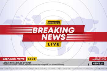 Breaking news template design Free Vector Breaking news template design Free Vector