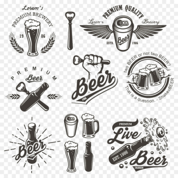 Brewery Logo Brewing Illustration - Beer icon design Brewery Logo Brewing Illustration - Beer icon design