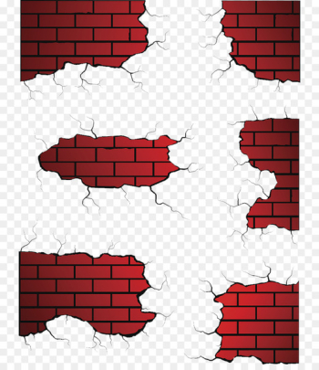 Brick Wall Plaster - Red brick square wall Brick Wall Plaster - Red brick square wall