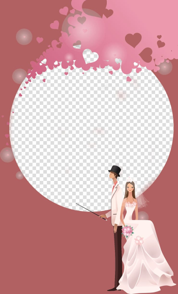 Bride and groom , Wedding Marriage Wedding dress frame, Elegant wedding frame transparent background PNG clipart