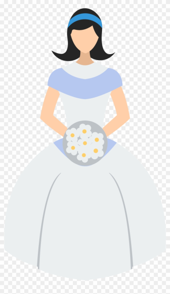 Bride Contemporary Western Wedding Dress Illustration - Bride Contemporary Western Wedding Dress Illustration