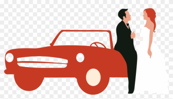 Bride Marriage Wedding - Marriage Car Vector Bride Marriage Wedding - Marriage Car Vector