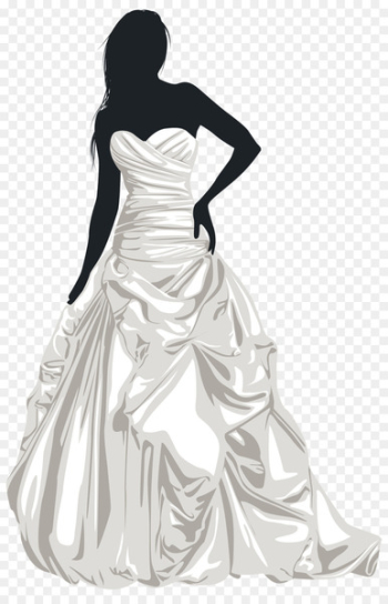 Bride Silhouette Wedding dress Clip art - wedding dress Bride Silhouette Wedding dress Clip art - wedding dress