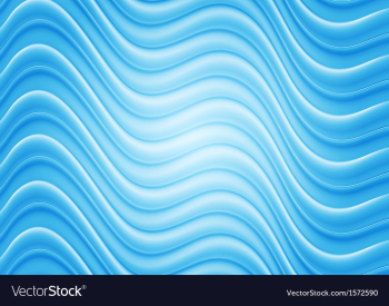 Bright blue wavy template vector image Bright blue wavy template vector image