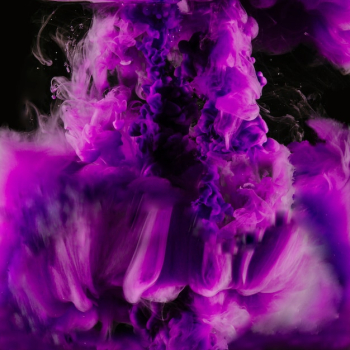 Bright explosion of purple ink Bright explosion of purple ink