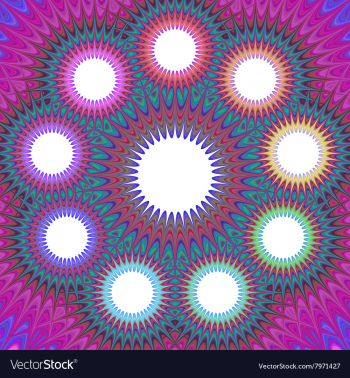 Bright Psychedelic Backdrop vector image Bright Psychedelic Backdrop vector image