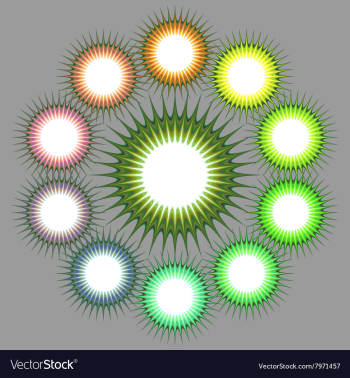 Bright Psychedelic Backdrop vector image Bright Psychedelic Backdrop vector image