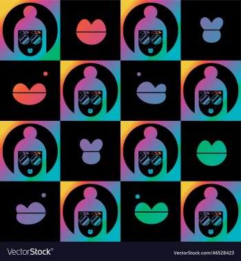 bright rainbow gradient summer repeat pattern bright rainbow gradient summer repeat pattern