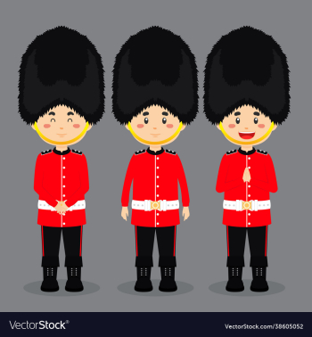 british character with various expression british character with various expression
