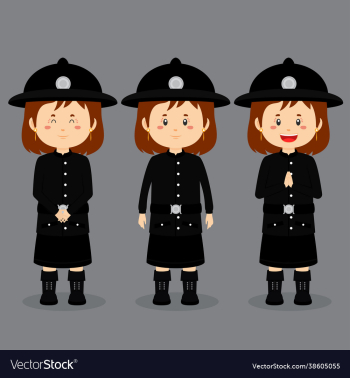 british character with various expression british character with various expression