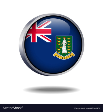 british virgin islands flag button british virgin islands flag button