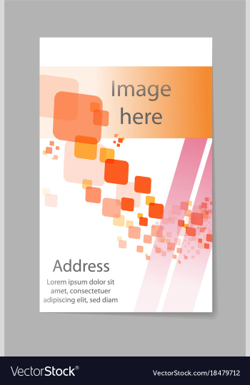 Brochure design template flyers report business vector image Brochure design template flyers report business vector image