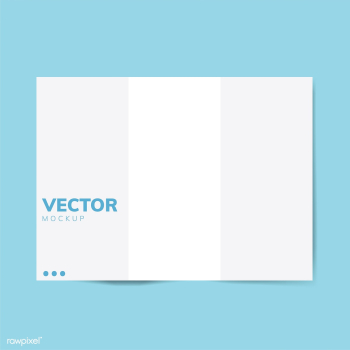 Brochure design template mockup vector | Free stock vector - 496452