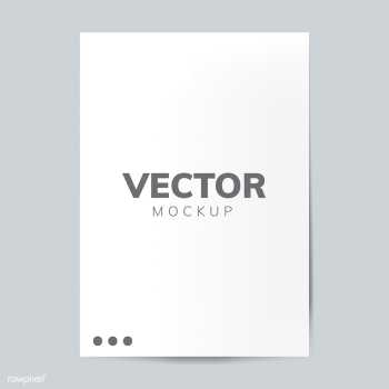 Brochure design template mockup vector | Free stock vector - 496465