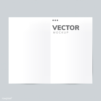 Brochure design template mockup vector | Free stock vector - 496492