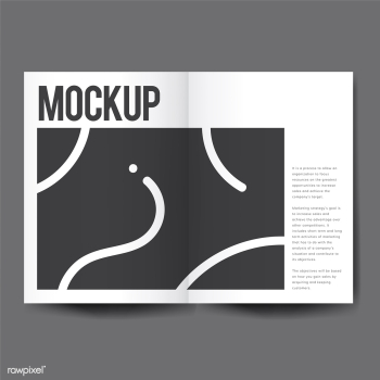 Brochure design template mockup vector | Free stock vector - 496513