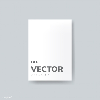 Brochure design template mockup vector | Free stock vector - 496518