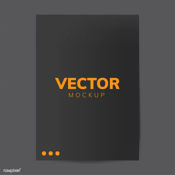 Brochure design template mockup vector | Free stock vector - 496537