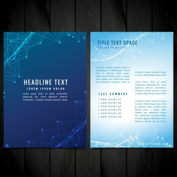 brochure flyer vector design illustration brochure flyer vector design illustration