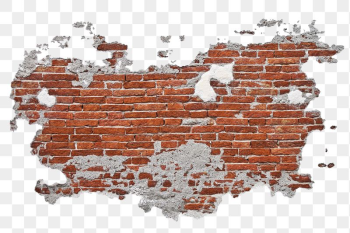 Broken brick wall png sticker | Free PNG - rawpixel