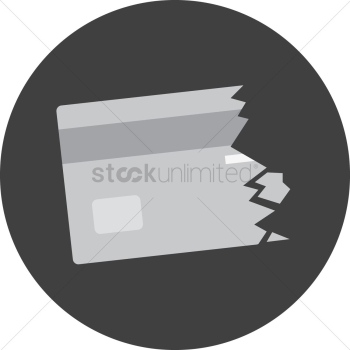 Broken credit card Broken credit card