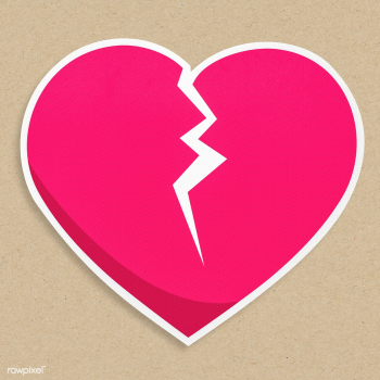 Broken heart icon isolated | Free stock photo - 476611 Broken heart icon isolated | Free stock photo - 476611