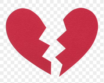 Broken heart png sticker, paper | Free PNG - rawpixel Broken heart png sticker, paper | Free PNG - rawpixel