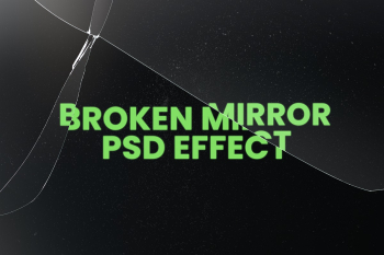 Broken mirror psd effect dark background | Free stock illustration | High Resolution graphic