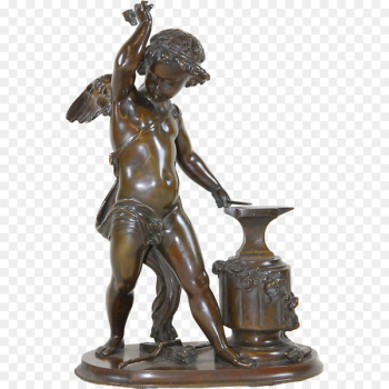 Bronze sculpture Cupid Arrow - Bronze sculpture Cupid Arrow -