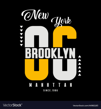 brooklyn typography design t - shirt print brooklyn typography design t - shirt print