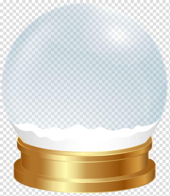 Brown and clear glass snow globe , Snow globe , Snow Globe Template transparent background PNG clipart