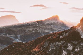 Brown and White Mountain Brown and White Mountain