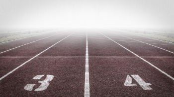 Brown and White Track Field Brown and White Track Field