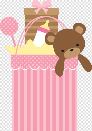 Brown bear plush toy , Baby shower Infant Gift Child , gift transparent background PNG clipart