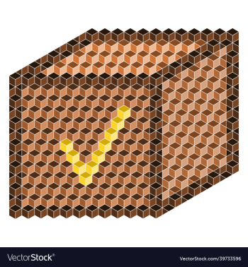 brown box from 3d cubes brown box from 3d cubes