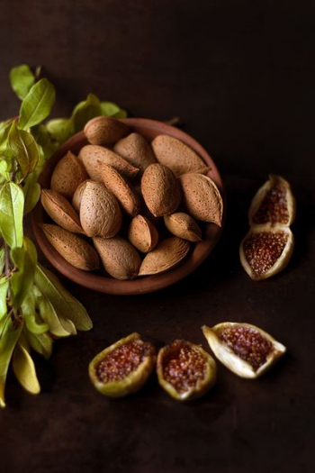 brown ceramic pot with nuts brown ceramic pot with nuts