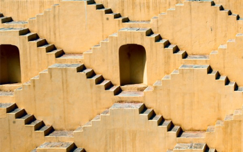 Brown Concrete Door