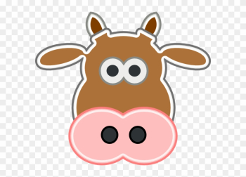 Brown Cow Head Clipart Brown Cow Head Clipart