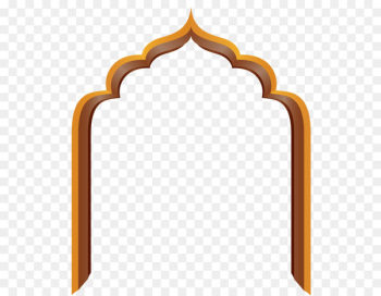 Brown door frame 