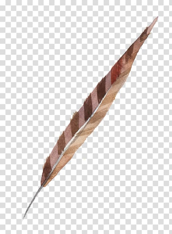 Brown feather illustration, Watercolour Flowers Watercolor painting Feather, Watercolor feather transparent background PNG clipart