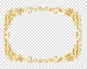 Brown floral frame , frame Page layout Tag, Gold frame transparent background PNG clipart