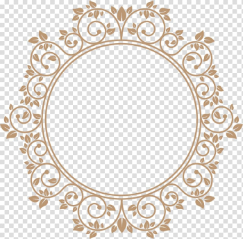Brown flower decoration, Sugar Creek Roger T. Sermon Center 0 Independence Arizona, Continental circular border transparent background PNG clipart